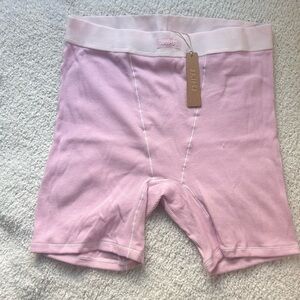 SKIMS Soft Lounge Boxer - Cherry Blossom NWT